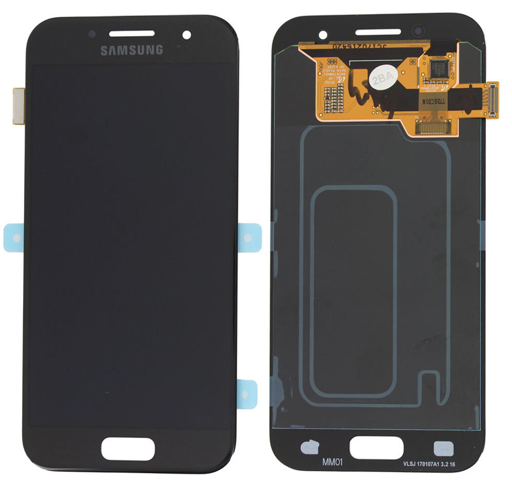 Módulo Pantalla Display excl. adhesive (Original) - Black, Samsung Galaxy A3 (2017); SM-A320 Original Service Pack GH97-19732A