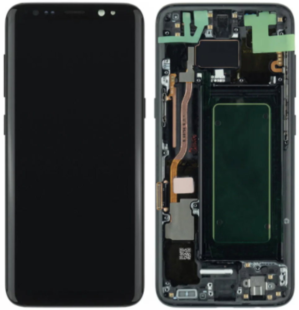 Módulo Pantalla Display excl. adhesive (Original) - Black, Samsung Galaxy S8; SM-G950 Original Service Pack GH97-20457A
