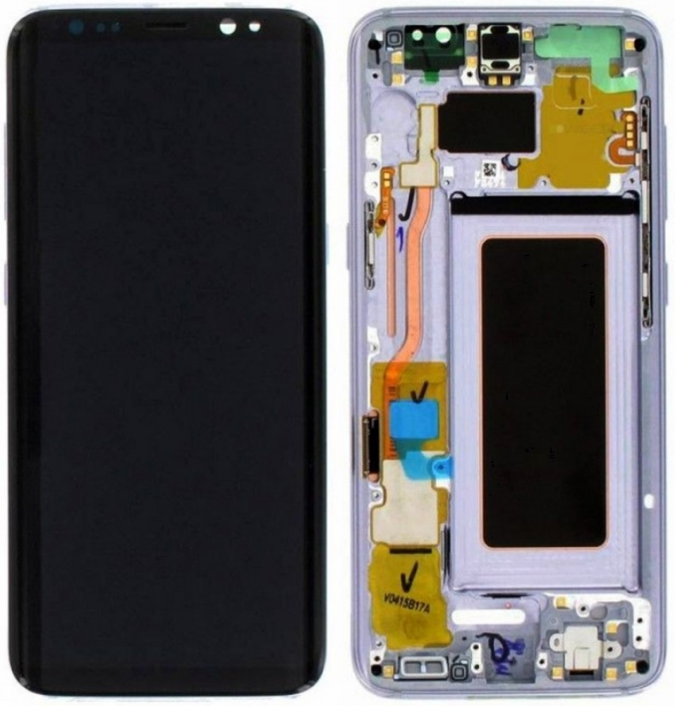 Módulo Pantalla Display excl. adhesive (Original) - Violet, Samsung Galaxy S8; SM-G950 Original Service Pack GH97-20457C