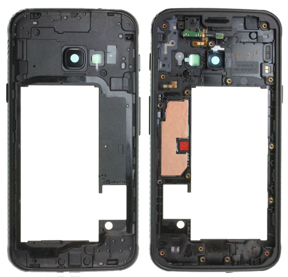 Middle frame incl. camera lens (Original), Samsung Galaxy XCover4; SM-G390