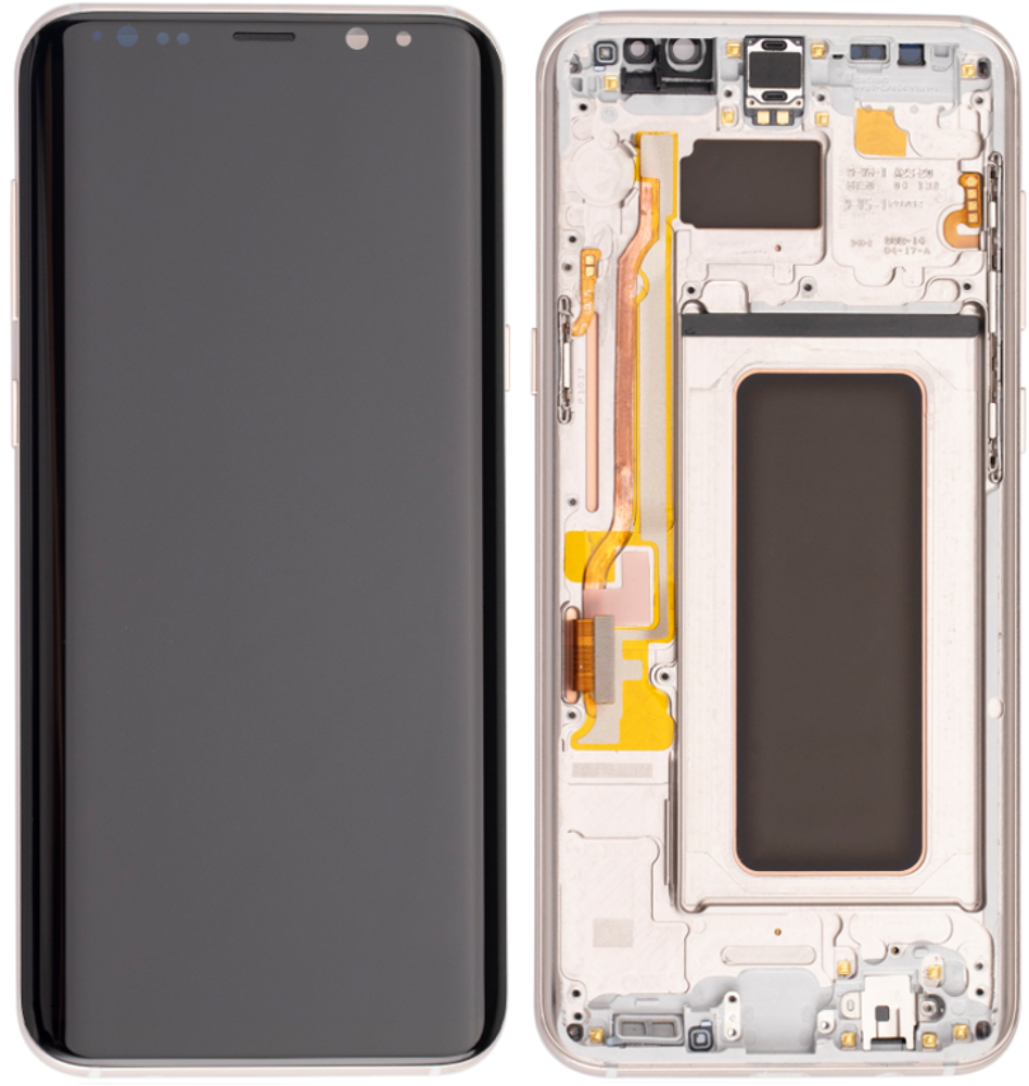 Módulo Pantalla Display excl. adhesive (Original) - Gold, Samsung Galaxy S8 Plus; SM-G955 Original Service Pack GH97-20470F