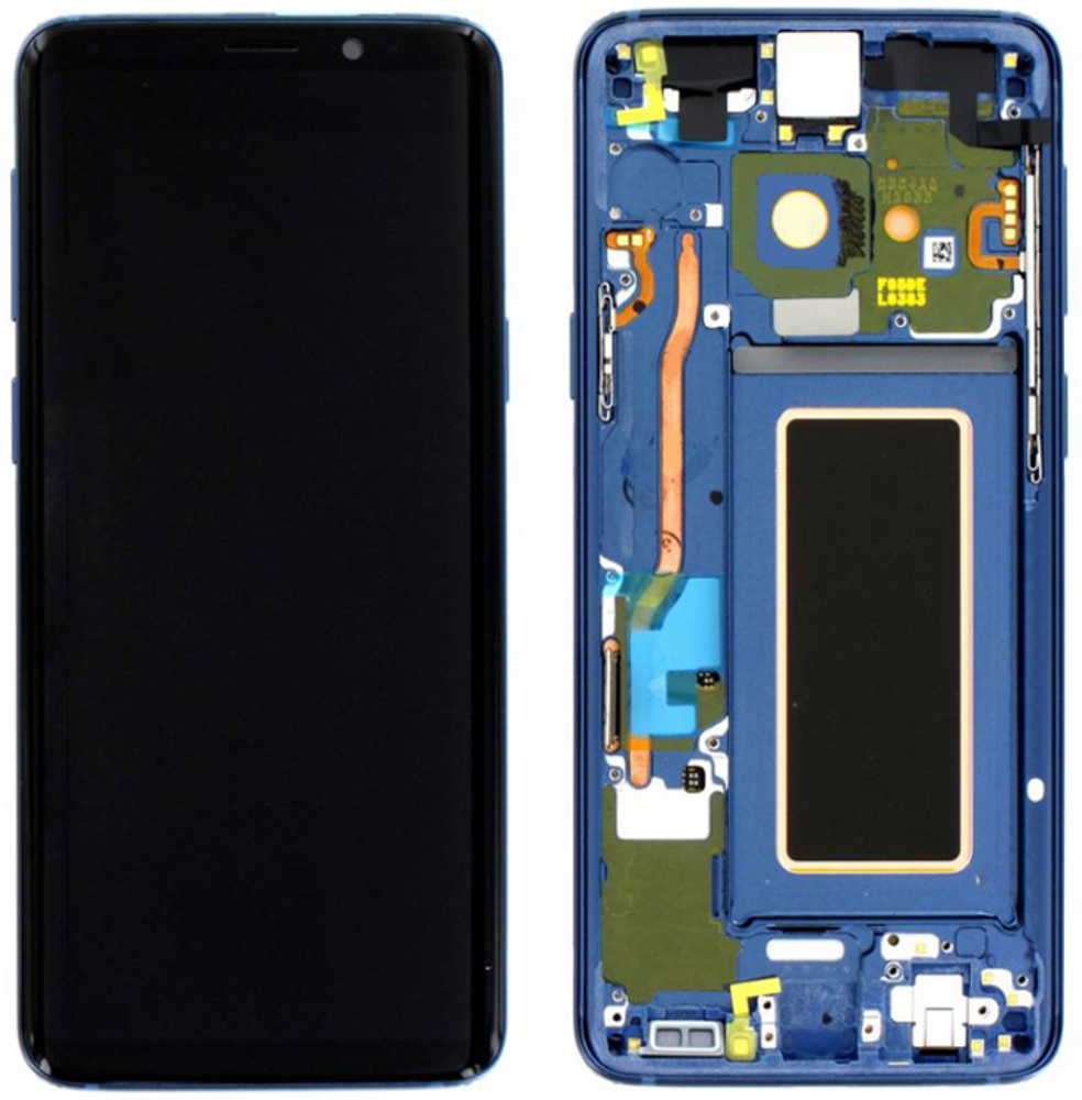 Módulo Pantalla Display excl. adhesive (Original) - Blue, Samsung Galaxy S9+; SM-G965F Original Service Pack GH97-21691D