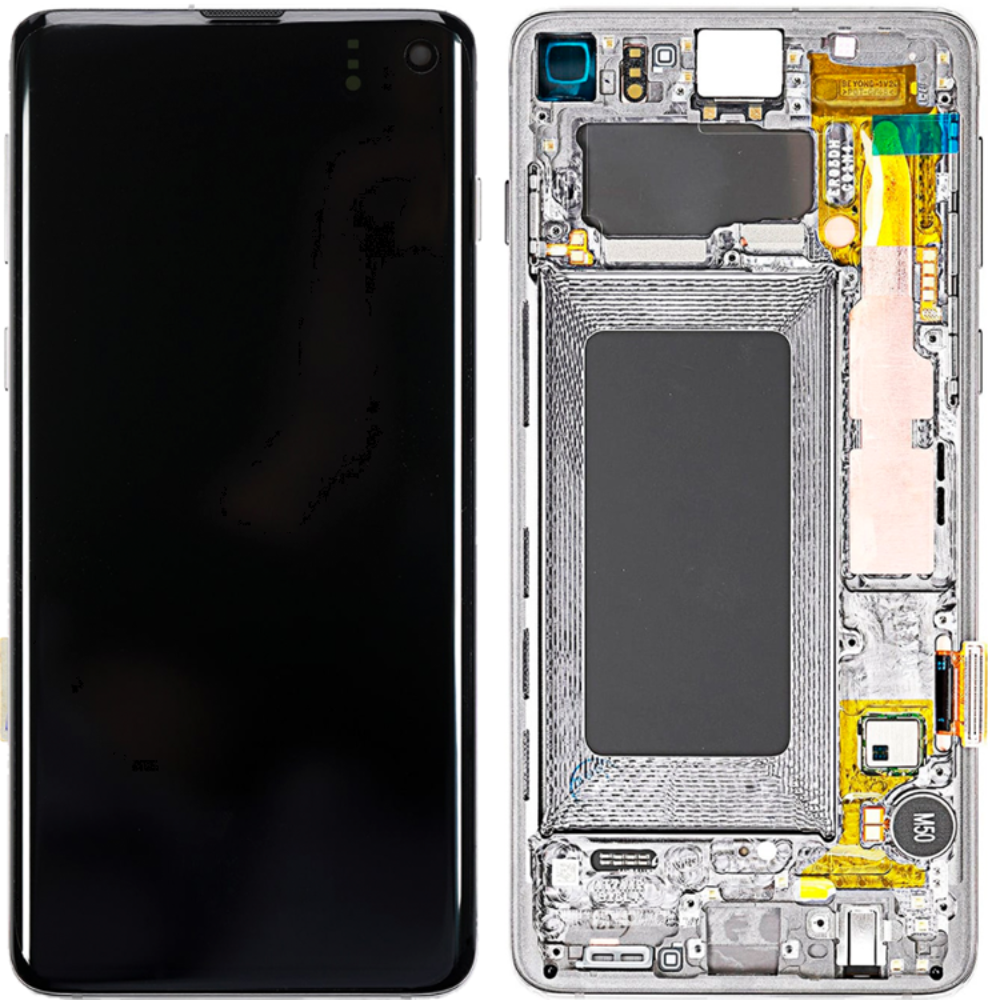 Módulo Pantalla Display (Original) - White, Samsung Galaxy S10; SM-G973F Original Service Pack GH82-18850B