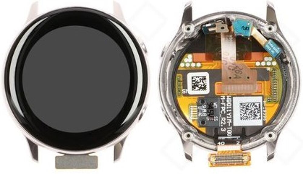 Módulo Pantalla Display (Original) - Silver, Samsung Galaxy Watch Active; SM-R500 Original Service Pack GH82-18797B