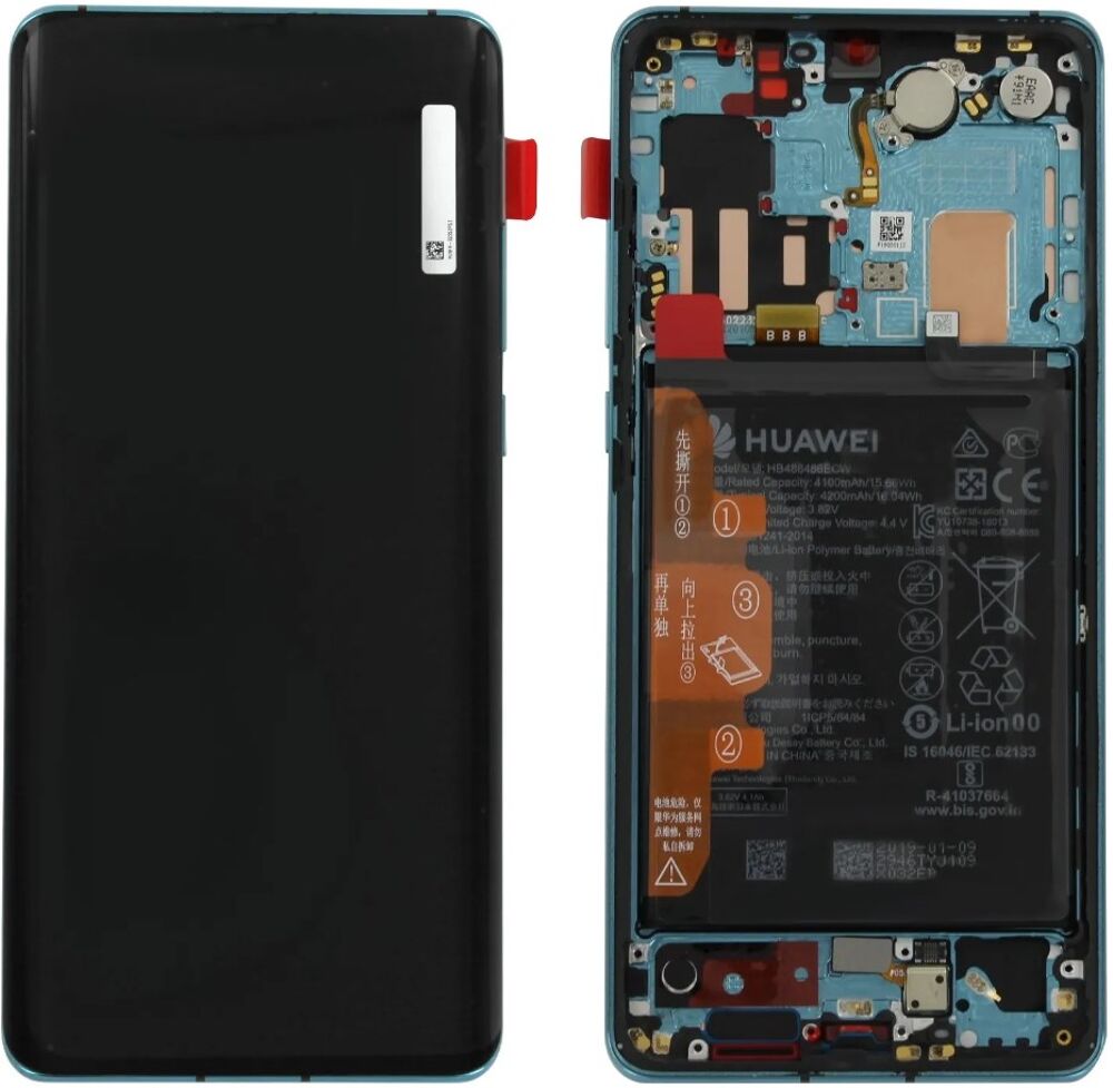Módulo Pantalla Display incl. battery (Original) - Blue, Huawei P30 Pro / P30 Pro New Edition Original Service Pack