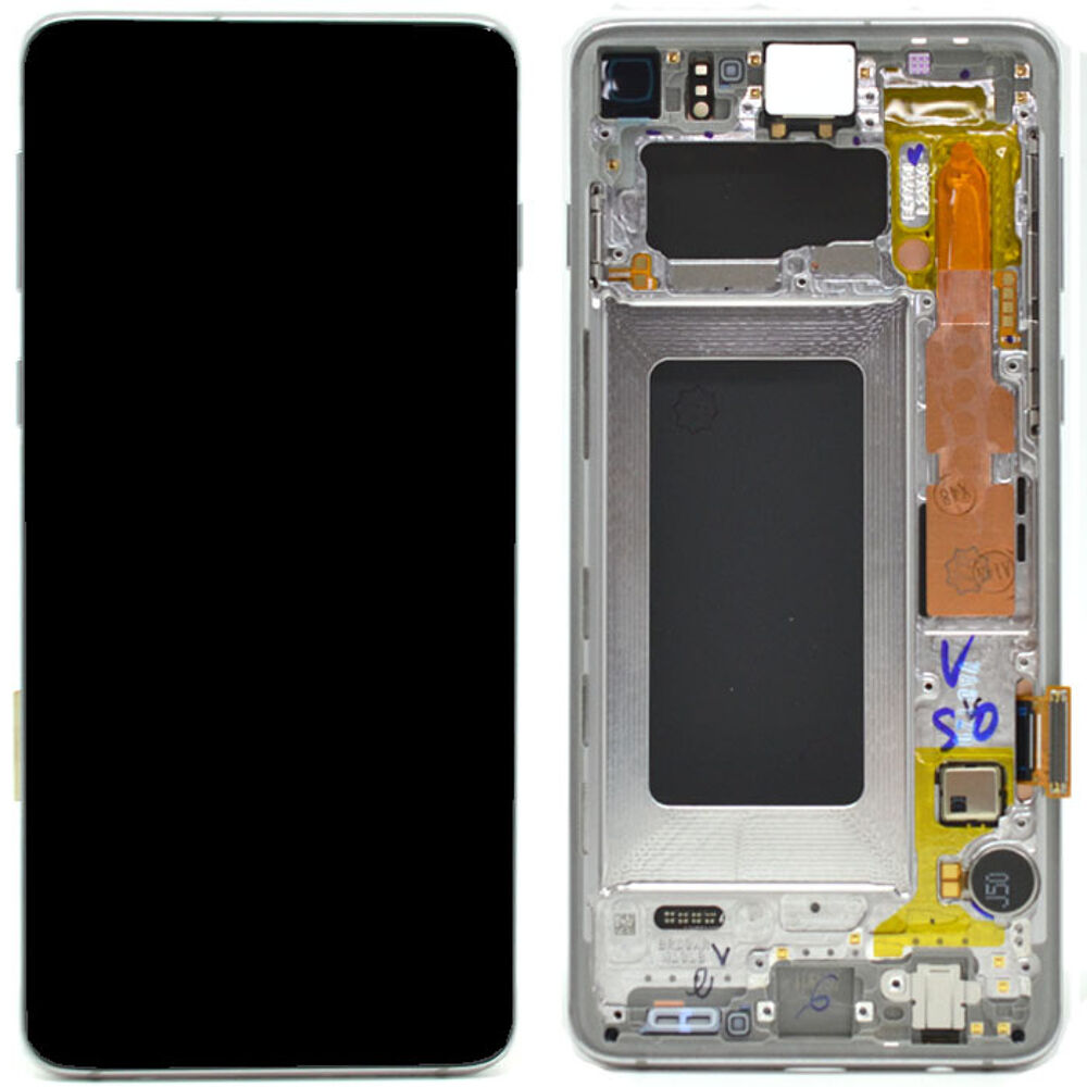 Módulo Pantalla Display (Original) - Silver, Samsung Galaxy S10; SM-G973F Original Service Pack GH82-18850G