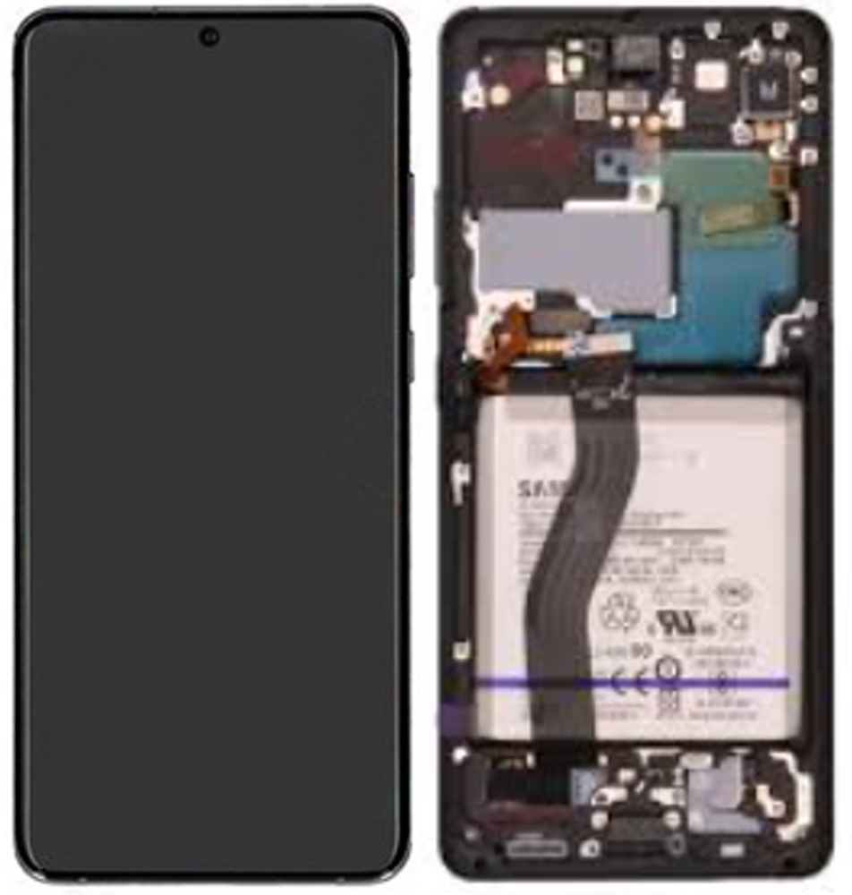 Módulo Pantalla Display incl. battery (Original) - Black, Samsung Galaxy S20 Ultra; SM-G960U Original Service Pack GH82-15994A