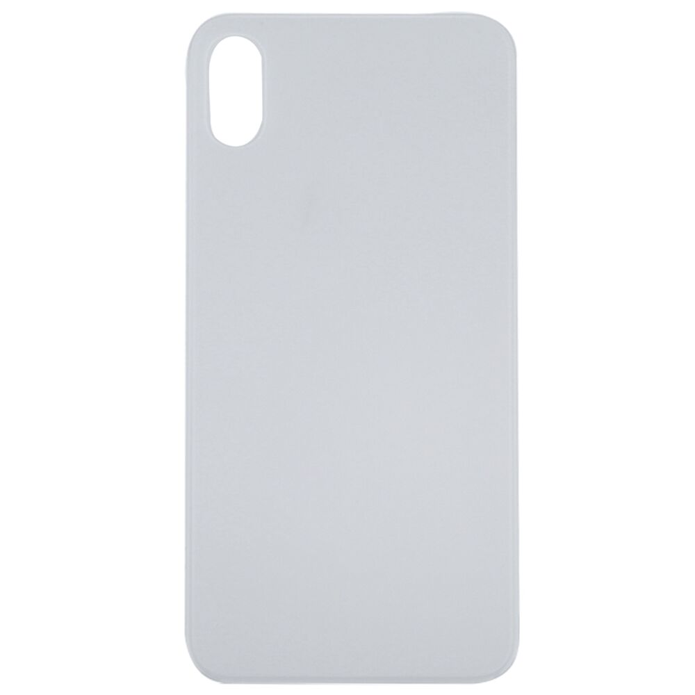 Rear Cover (excl. Logo) - Silver, For iPhone XS