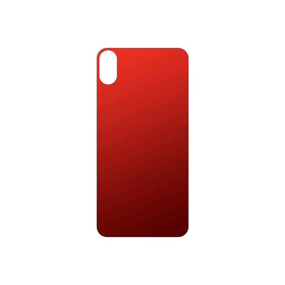 Rear Cover (excl. Logo) - Red, For iPhone 8 Plus