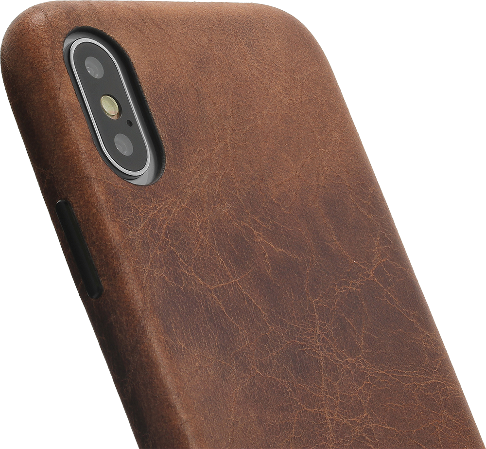 Backcover - Brown, for iPhone X / XS