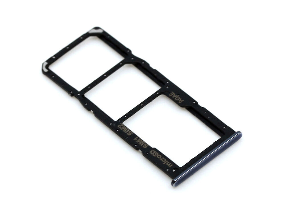 SIM tray (Original) - Black, Samsung Galaxy A71; SM-A715