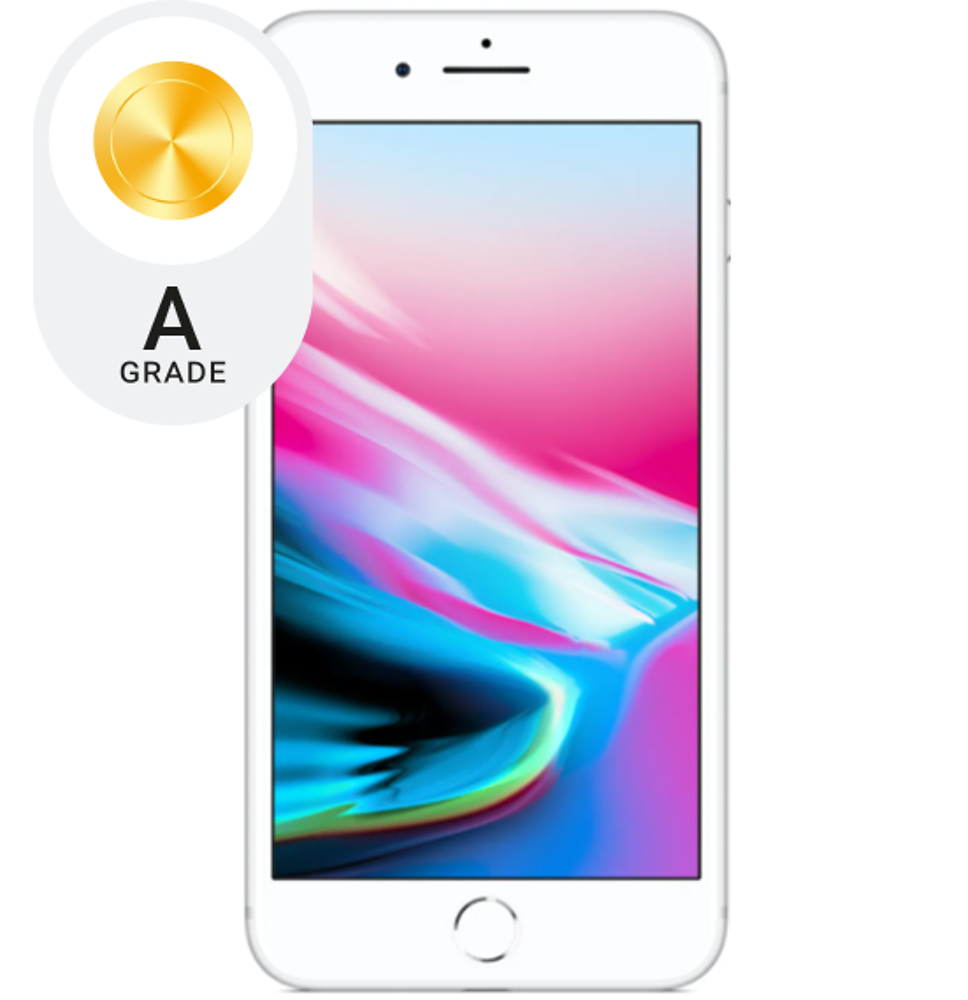 iPhone 8 Plus - 64GB - Silver - (PO Nearly new, A)