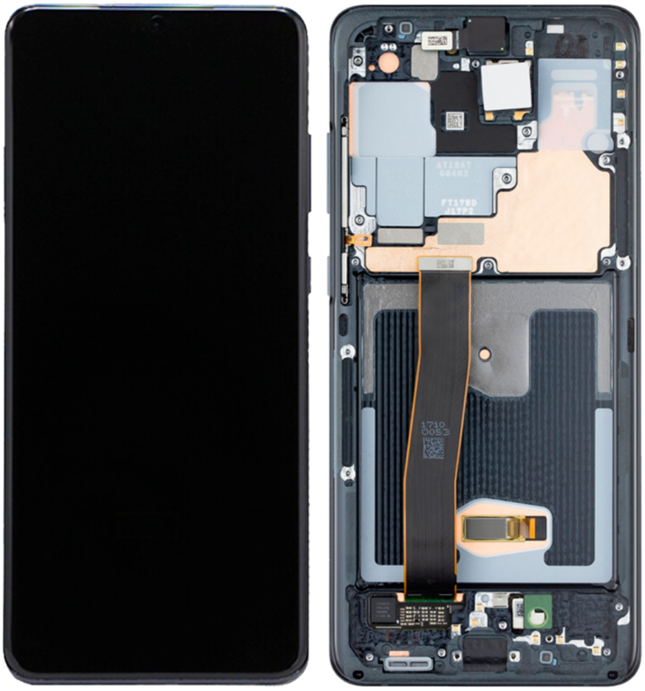 Módulo Pantalla Display (Original) - Cosmic Black, Samsung Galaxy S20 Ultra; SM-G988 Original Service Pack GH82-22327A
