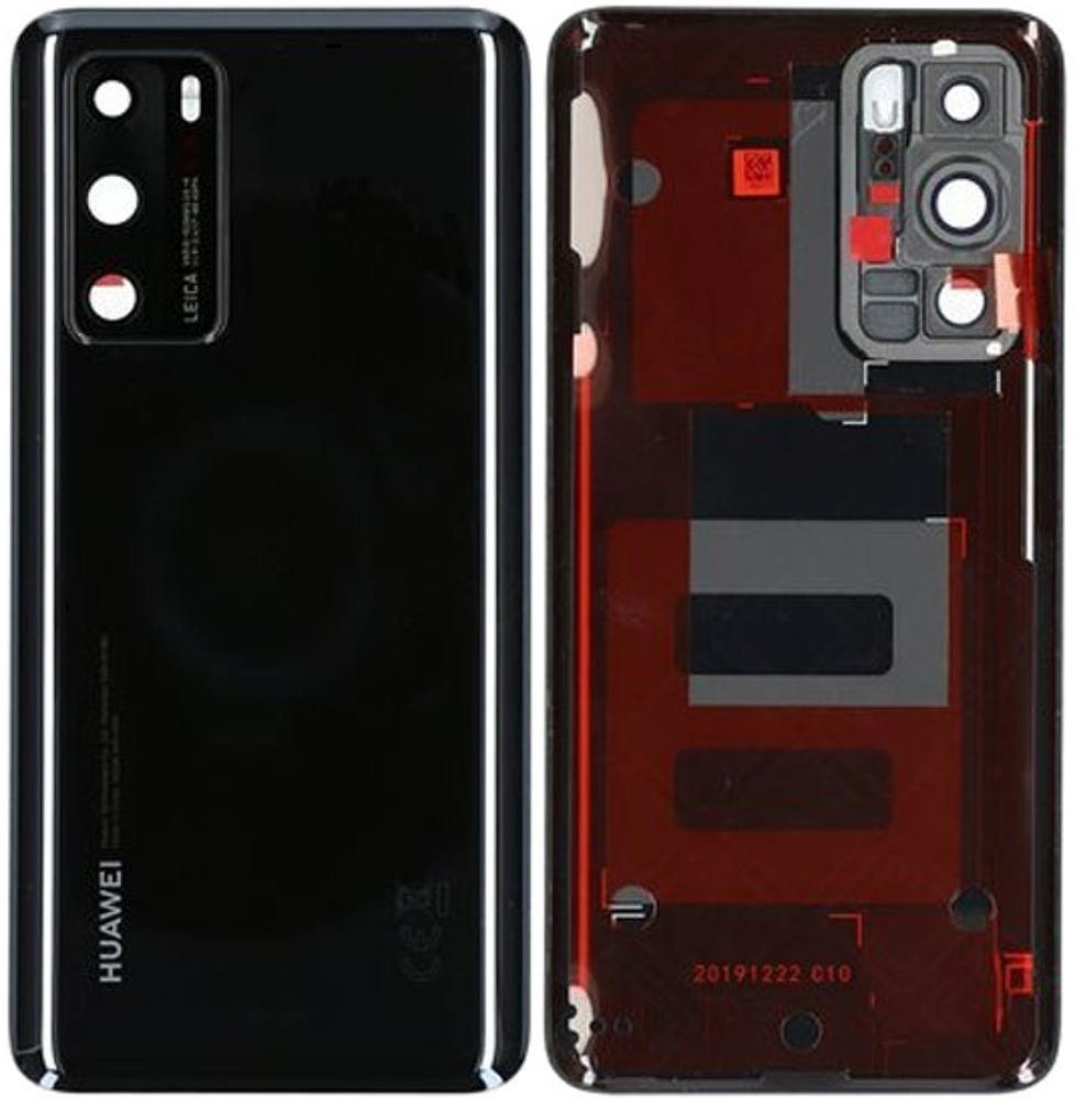Módulo Pantalla Rear Cover - Black, Huawei P40 Original Service Pack
