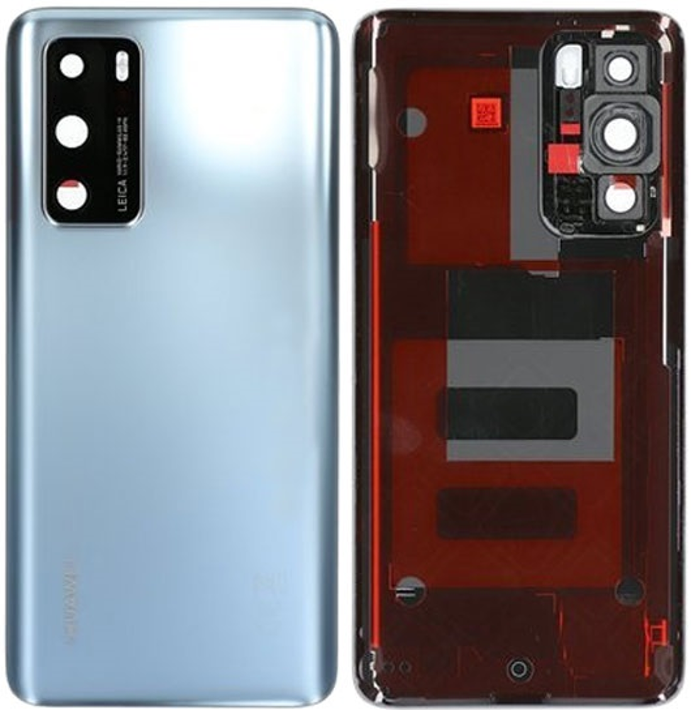 Módulo Pantalla Rear Cover - White, Huawei P40 Original Service Pack