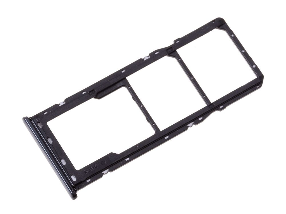 SIM tray (Original) - Black, Samsung Galaxy A21s; SM-A217