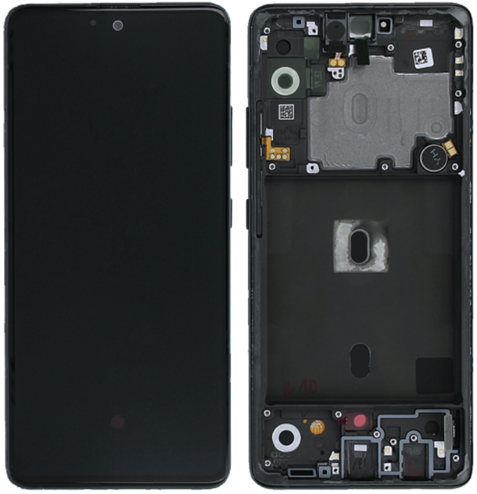 Módulo Pantalla Display (Original) - Black, Samsung Galaxy A51 (5G); SM-A516 Original Service Pack GH82-23100A