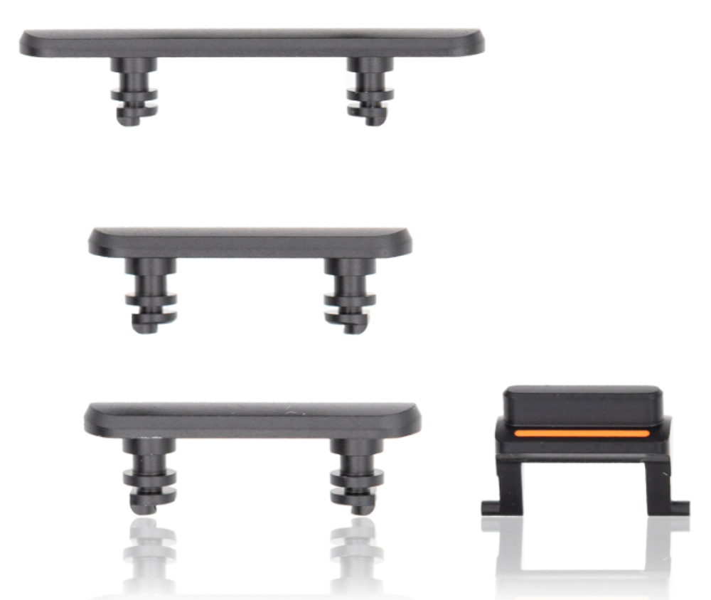 Keys Set incl. Simcard Tray - Black, for iPhone 11