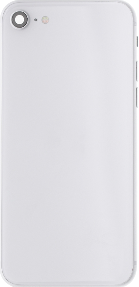 Rear Cover (excl. Logo) - White, For iPhone SE (2020 & 2022)
