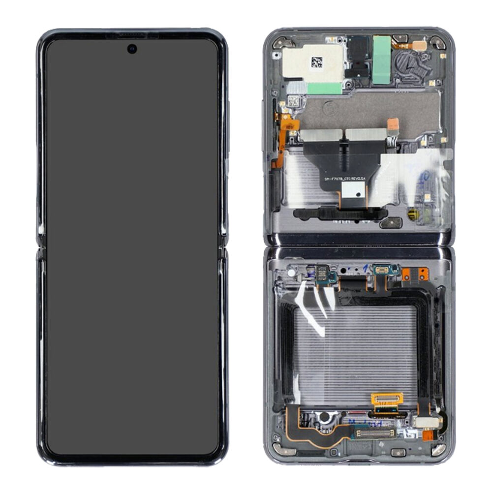 Módulo Pantalla Display (Original) - Graphite, Samsung Galaxy Z Flip; SM-F707B Original Service Pack GH82-23351A