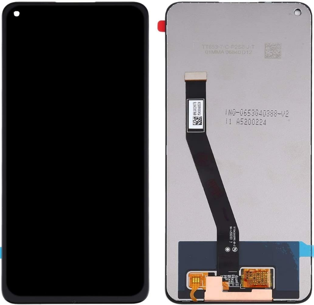 Display (Original) - Black, Xiaomi Redmi Note 9