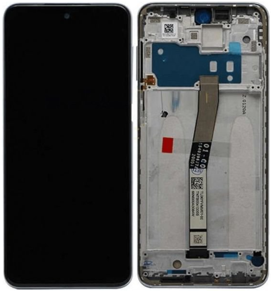 Display (Original) - Gray, Xiaomi Redmi Note 9 Pro
