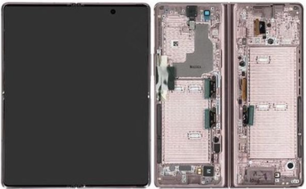 Módulo Pantalla Display inner (Original) - Bronze (Bronze Hinge), Samsung Galaxy Z Fold2 (5G); SM-F916 Original Service Pack GH82-23968B