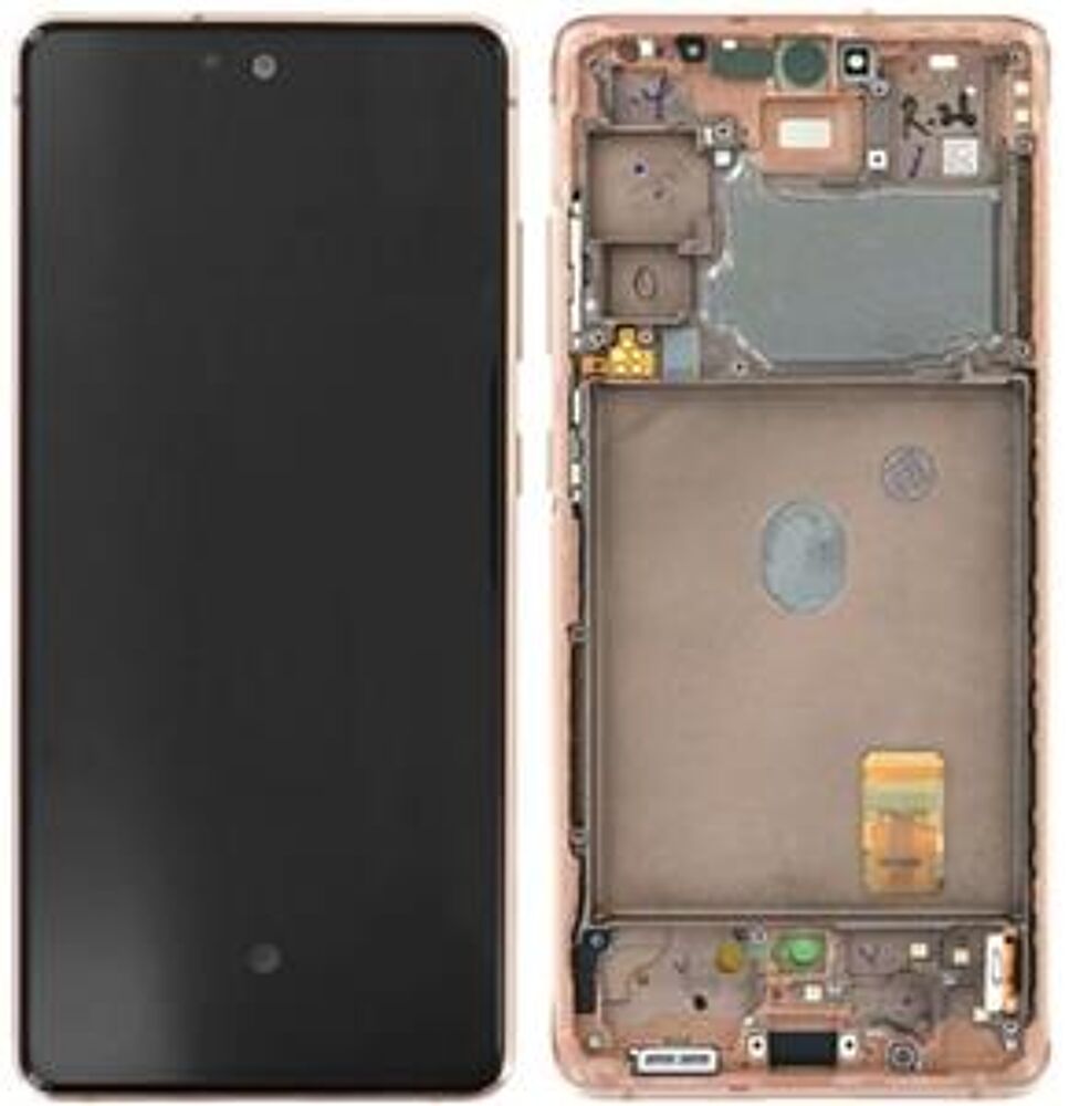 Módulo Pantalla Display (Original) - Cloud Orange, Samsung Galaxy S20 FE (5G); SM-G781 Original Service Pack GH82-24215F