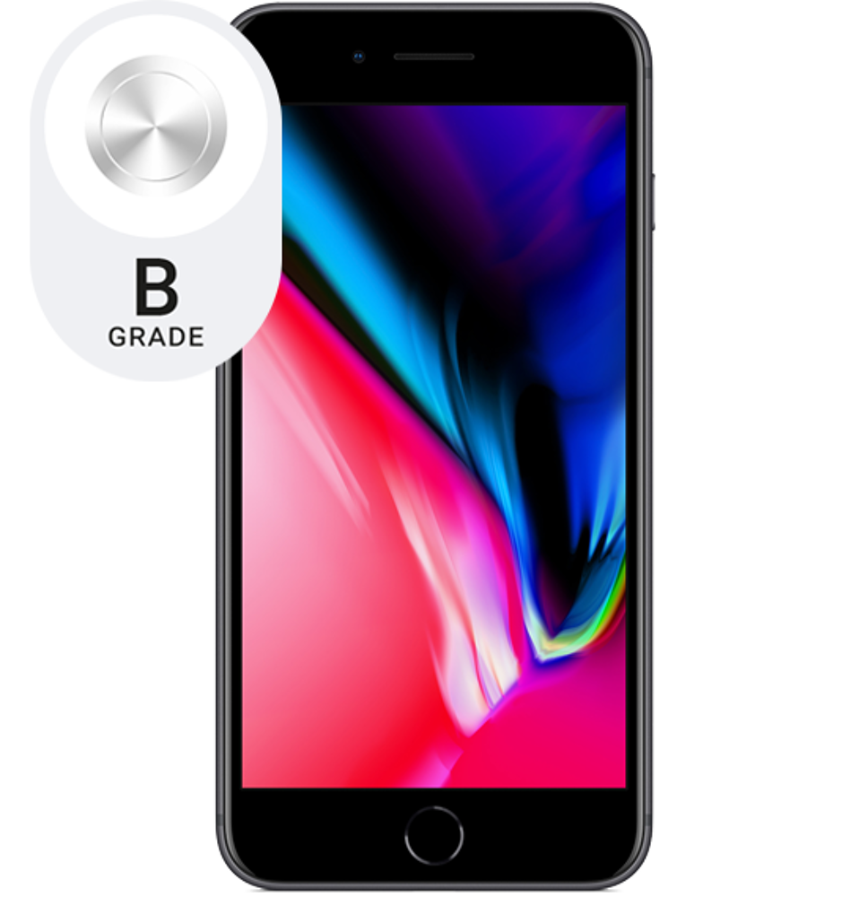 iPhone 8 Plus - 64GB - Space grey - (PO Slightly used, B)
