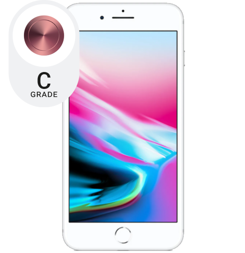 iPhone 8 Plus - 64GB - Silver - (PO Intensively used, C)