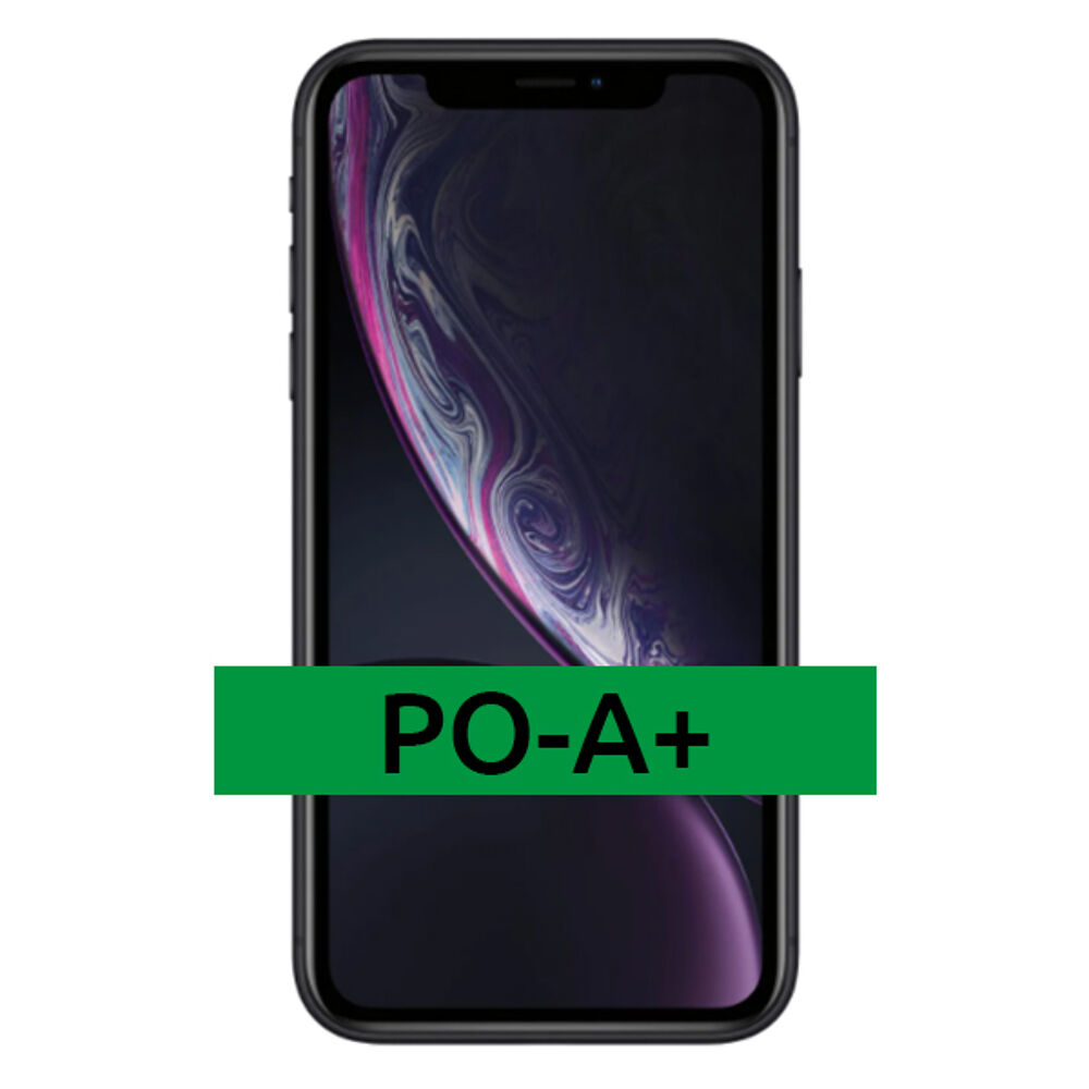 iPhone XR - 128GB - Black - (PO Like new, A+)