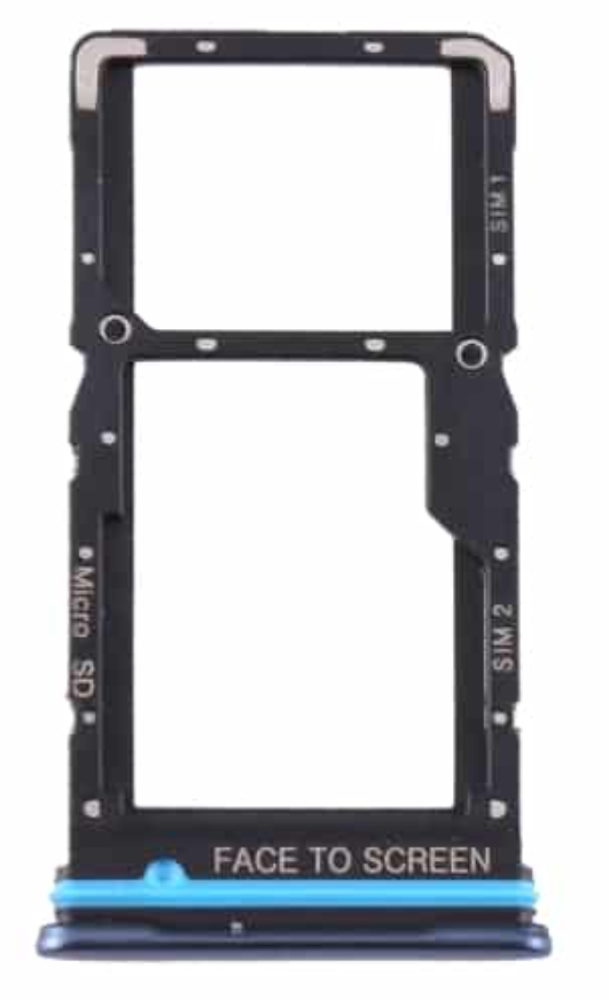 SIM tray (Original) - Blue, Xiaomi Mi 10 Lite 5G